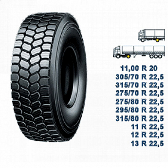 315/80R22,5 XDS Recamic