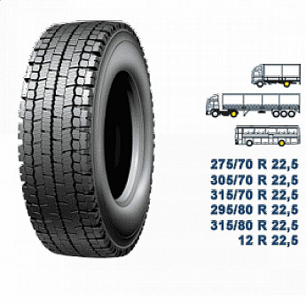 315/70R22,5 XDW Ice Grip Recamic